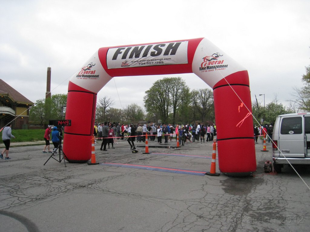 2012 Run With the Cops 090.JPG - The 3rd annual, and my first, Detroit City "Run With the Cops, Not From them!" race. I ran the 10K, and set a PR in the process. Another cold and windy day on Belle Isle!